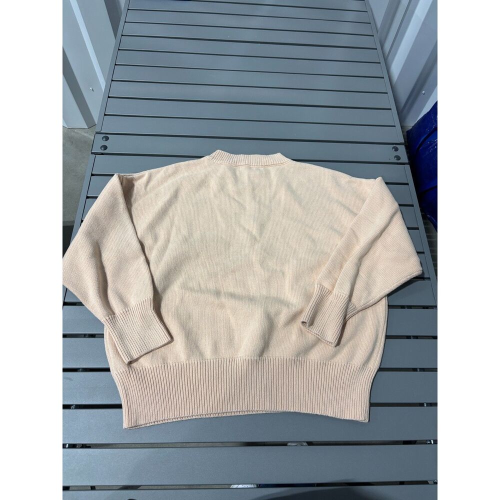 Sonderhaus Sweater Womens Size Small Blush Pink Knit Crewneck - Picture 2 of 9